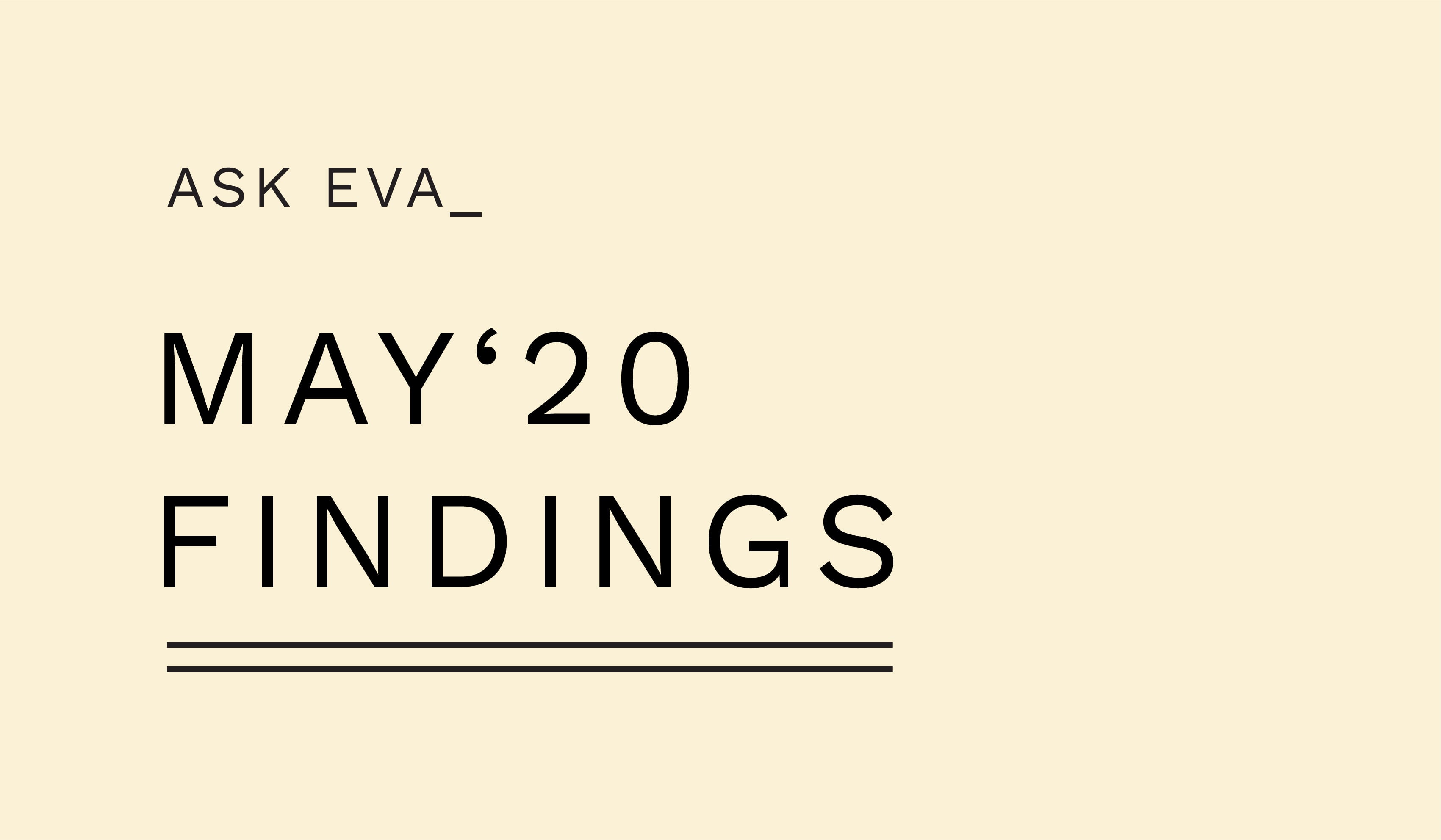 Read the latest Ask Eva Survey Findings on Masturbation May