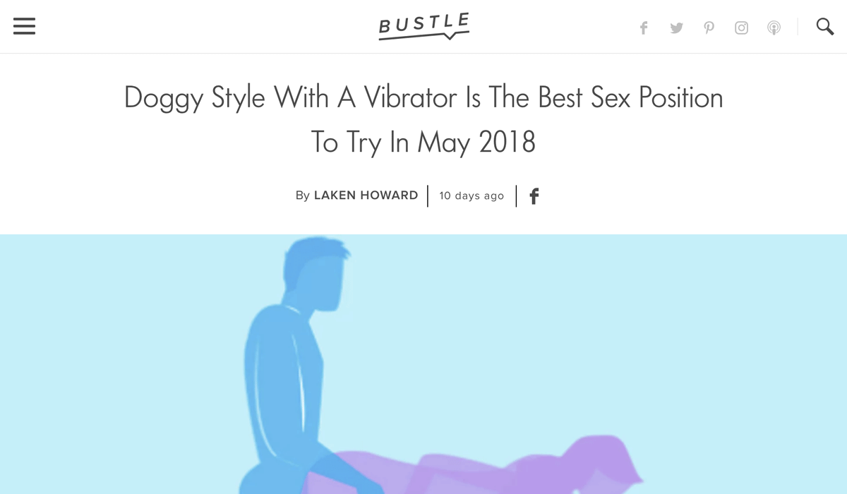 Alicia Sinclair shares with Bustle top tips of using a vibrator with in partnered sex.