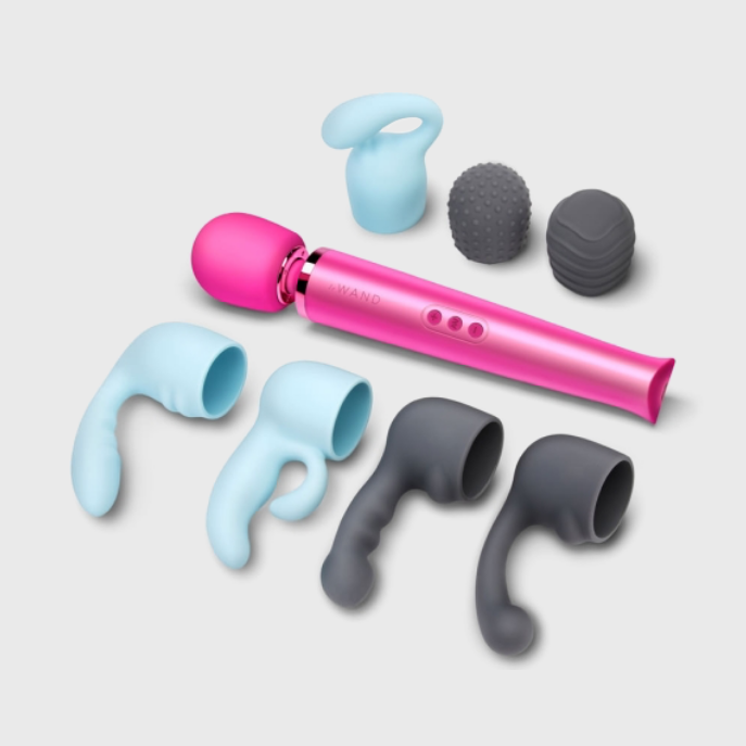 LE WAND – Loop Silicone Penis Attachment, Compatible with Le Wand Original  and Plug-in Full Body Massagers, Body Safe Silicone, Adult Toy Accessories
