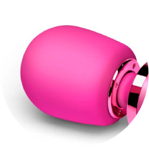 The head of the Le Wand Mangled in various positions to maneuver smoothly and target harder-to-reach places.assager is made from 100% body-safe silicone