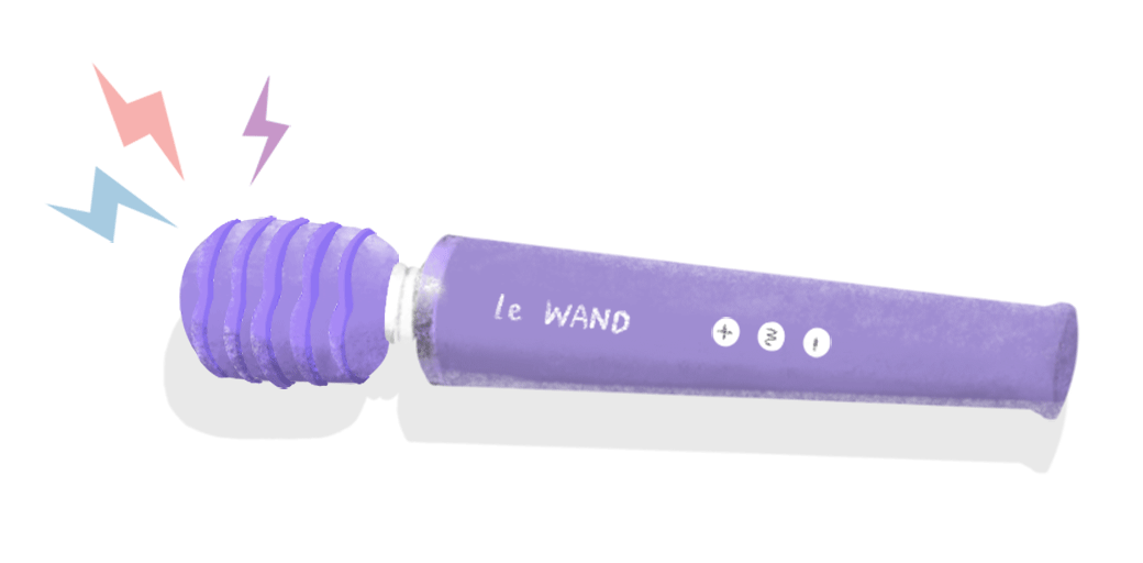 Le Wand Petite Rechargeable Wand Massager Violet