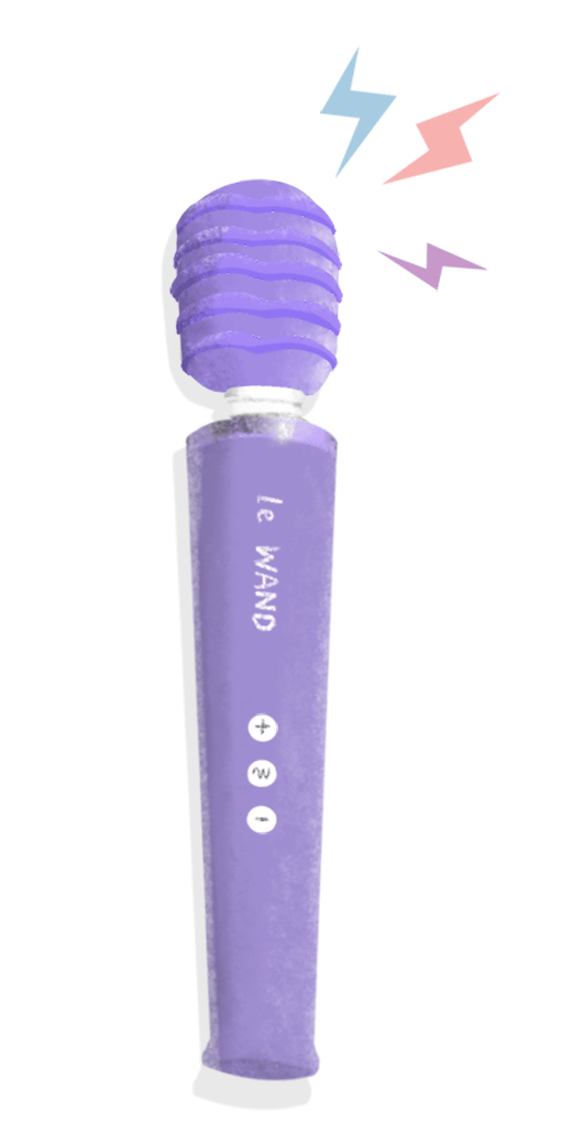 Le Wand Petite Rechargeable Wand Massager Violet