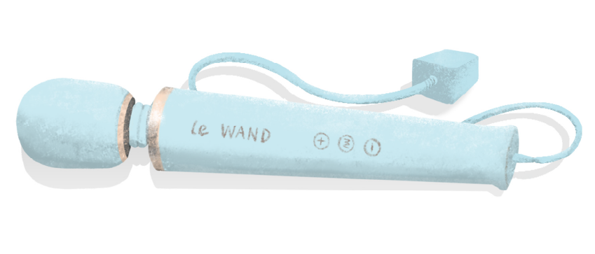 Le Wand Plug-In Wand Massager Sky Blue